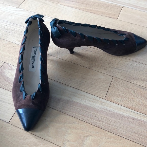 🔥 OFFER🔥Vintage Tokio Kumagai París. Brown suede - Picture 3 of 7